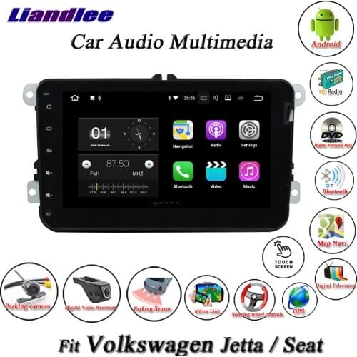Car Android System For VW Jetta/Seat 2006-2012 Radio DVD Multimedia Player GPS Navigation Wifi TV Touch Button