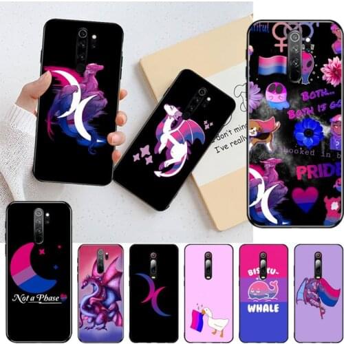 Bisexual Bi Pride Dragon LGBT Phone Case for Redmi 9A 8A 7 6 6A Note 9 8 8T Pro Max Redmi 9 K20 K30 Pro
