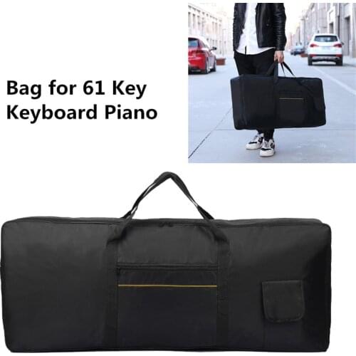 Scione Waterproof Portable Oxford Fabric Electronic Organ Bag Case Cover for 61 Keys Keyboard Piano Musical Instruments