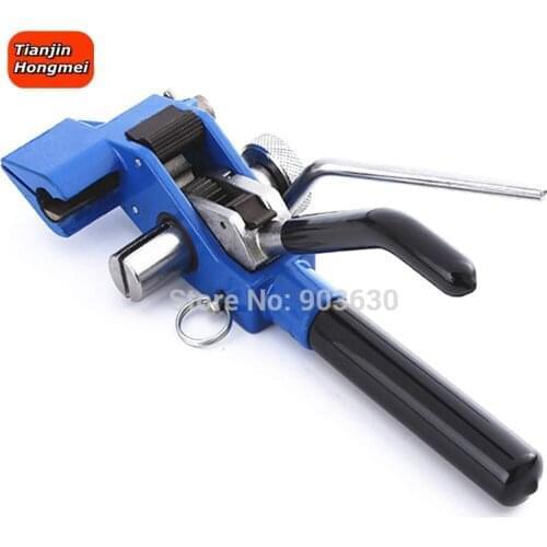 Banding Tool for Strapping Tensioner Stainless Steel Tensioner Tool Cable Ties Tension Cutting Fastening Hand Guided Gear Bander