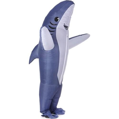 Halloween Cosplay Carnival Inflatable Shark costume Party Costumes for Adults women men Animal cosplay Party Stage Performance