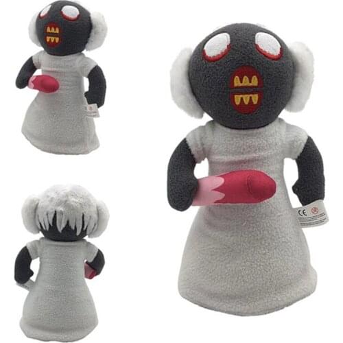 Cute cartoon games plush toy roblox horror grandma plush toy thriller game grandma creative doll birthday gift toy