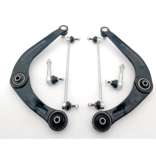 FRONT LOWER WISHBONE SUSPENSION ARMS LINKS & 2 TRACK ROD ENDS for PEUG-EOT 206 98