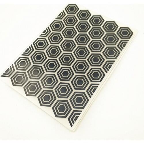 10.5x14.5cmRound hole Embossing folders Plastic bump Scrapbooking DIY Template Fondant indentation Cake Photo Album Card Make