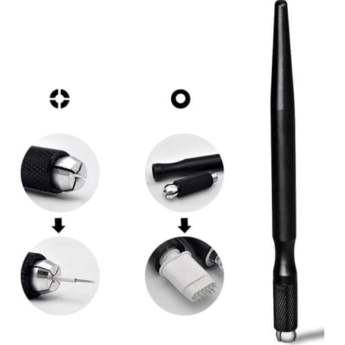 Professional Manual Eyebrow Tattoo Machine pen For Permanent Makeup Tebori Microblading 3d Handle Pen for Tattoo Cosmetics Tool