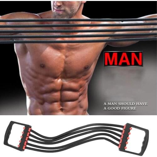 Adjustable Rubber Pull Rope Multifunctional Removable Chest Expander Yoga Supplies Fitness Equipment Accessories For Home Gym