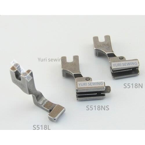 S518N/S518NS/S518L industrial sewing machine part flat steel invisible zipper pressure foot