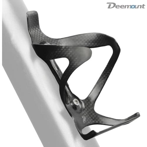 Carbon Fiber Bottle Cage 25g 3K Matte Furnish Fits 72-75mm Dia. Water Bottle Holder Optional Titanium Bolts