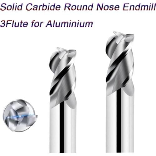 Tungsten Steel R Bull Mills R End Mills 3 flutes CNC VMC Milling Cutter Toroidal Cutters Milling Tolls for AL Copper Aluminum