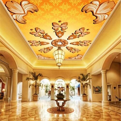 Wellyu Custom wallpaper 3d Обои European royal palace ceiling murals zenith painting Обои decoration painting 3d wallpaper mural