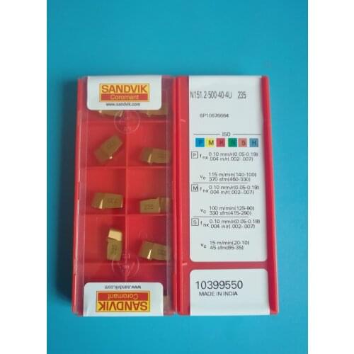 10PCS CARBIDE INSERT N151.2-500-40-4U 235