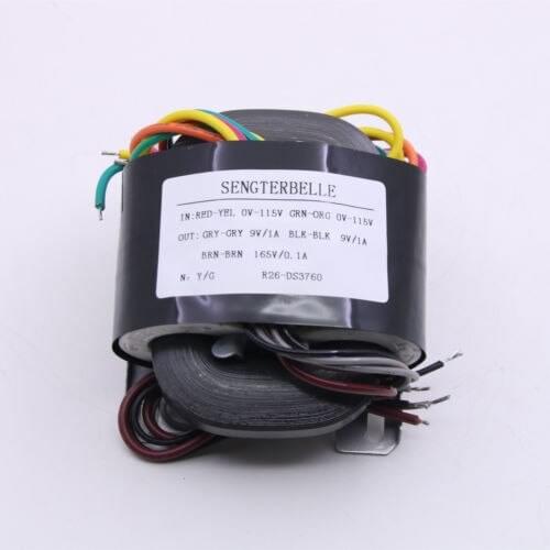 40VA Audio R type Transformer 0-165V (0.1A) 0-9V X2 (1A) For Preamplifier DAC