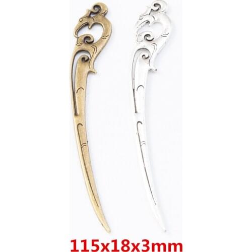 6 pieces of retro metal zinc alloy Bookmark pendant for DIY handmade jewelry necklace making 7903