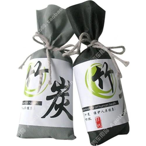 Car/automobiles styling bamboo charcoal bag activated carbon formaldehyde smell japanese style package flavor antiperspirant