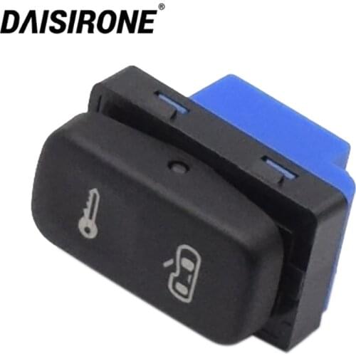 Car Central Door Lock Black Switch Button For Skoda Octavia Mk2 1Z0962125A 2004 2005 2006 2007 2008 2009 2010 2011 2012 2013