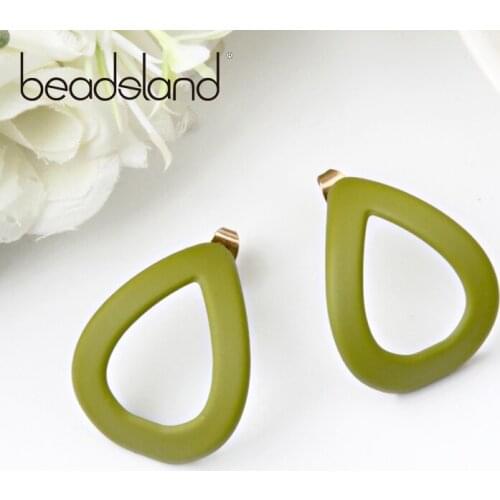 Beadsland Acetic Acrylic Drop Earrings Hollow Waterdrop Design Fashion Ethnic Woman Girl Party Festival Hot Sell Gift 40413