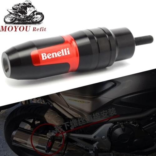 FOR Benelli Leoncino 500 LeonineX TNT 125 135 Jinpeng 502 TRK502 CNC Motorcycle Crash Pads Exhaust Sliders Frame Protector