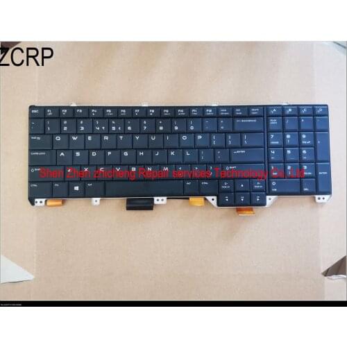 For DELL Alienware M17 R1 M17X R5 US english backlit Keyboard 4H8N6 PK130UJ1B05 NSK-LC0BC blue cable