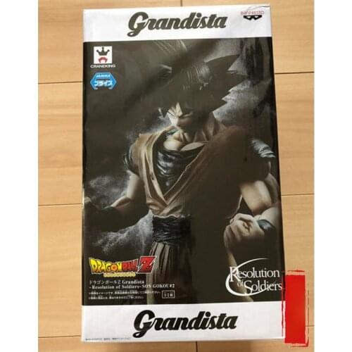 BANDAI Banpresto DRAGON BALL Grandista ros Warrior consciousness Son goku Anime Toys Figure