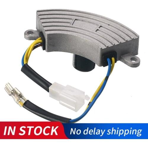 3500 Watt Generator AVR Automatic Voltage Regulator Rectifier AVR 250V 220uF Aluminum Base Cover 6 Wires