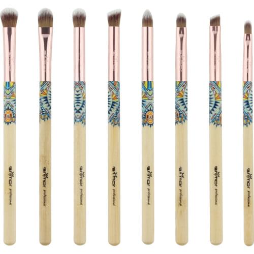 Anmor Makeup Brushes 8 PCS Professional Synthetic Hair Beauty Eyeshadow Make Up Brush Set Cosmetics Kit Tools