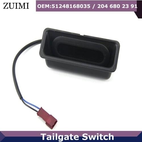 Car Trunk Lock Push Button Handle Switch 51248168035 For BMW E39 E60 E61 525xi 530d 545i Trunk Lock Push Button With Cover Wire