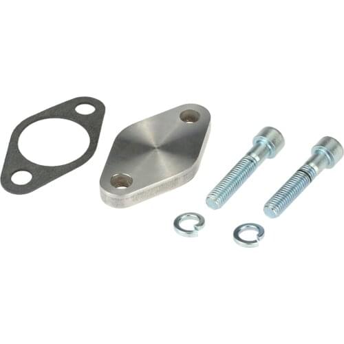 Stainless steel 8mm EGR Valve Blanking Block Plates Kit with Gasket for BMW E53 E65 E66 E38 E39 E46 E90