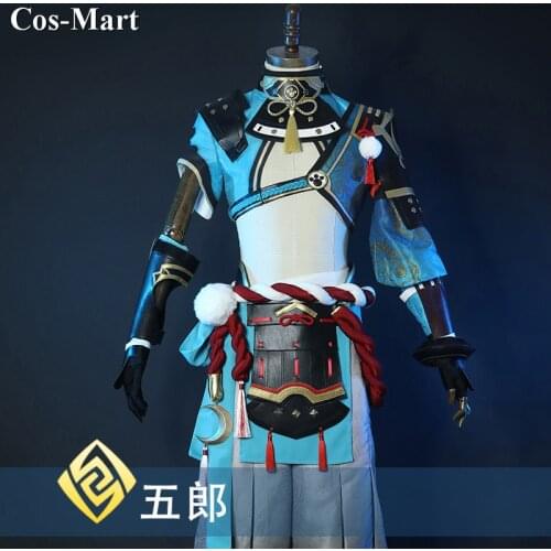 Game Genshin Impact Gorou Cosplay Costume Fashion Combat Uniforms Full Set Activity Party Role Play Clothing XS-XXL New Product