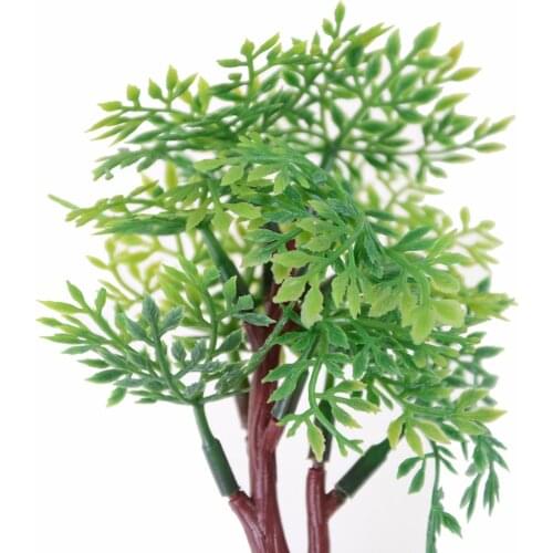 Dollhouse Miniature Scale Model Tree Dollhouse Scenery Layout Landscape Model Trees Plastic 9cm