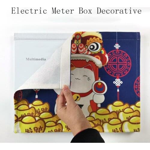 Meter Box Decorative Cover Wall Art Canvas Painting Poster for Living Room Home Decor Electric Switch Box Hidden Decoration
