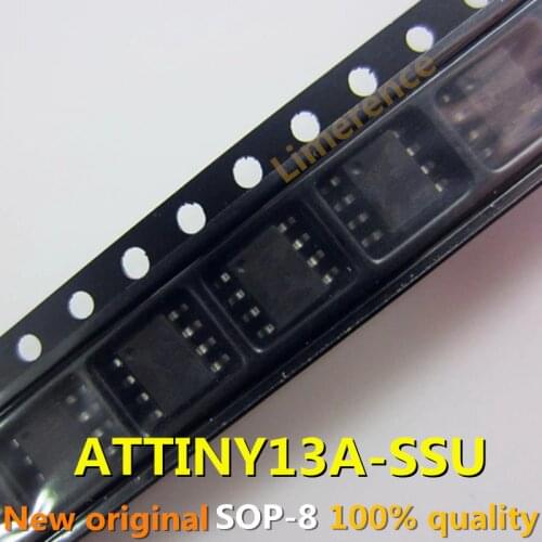 5PCS ATTINY13A-SSU SOP-8 ATTINY13A SSU ATTINY13 TINY13A-SSU TINY13A SOP-8 SMD New and Original IC Chipset