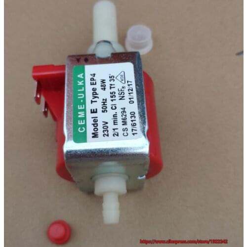 Free shipping , AC220V 48W authentic coffee machine pump washing machine Italy Ep4 electromagnetic water solenoid pump