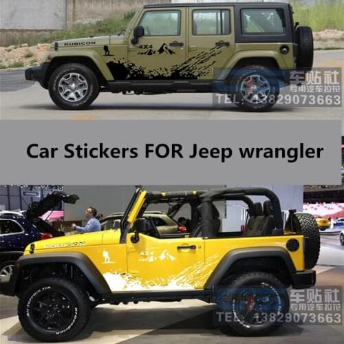 New car stickers FOR Jeep wrangler body appearance decoration modified stickers wrangler sports off-road door stickers