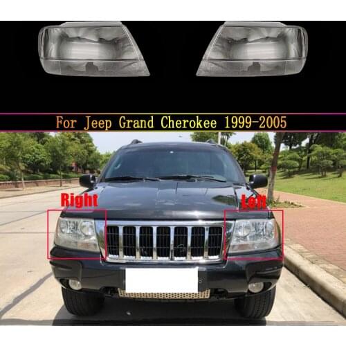 Headlight Clear Lens Lampshade Cover Fit For Jeep Grand Cherokee 1999~2005,Headlamp Shell Lenses Car Accessories