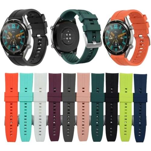 Replacement Silicone Strap Band For Huawei Watch 2 3 Pro GT2e GT2 46mm HonorMagicwatch 2 GS Pro Dream Talos Watchband Wristband