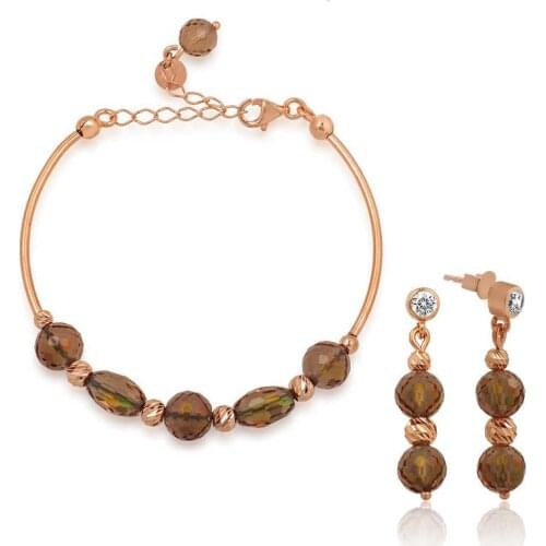 Silverlina Silver Zultanit Cubic Zirconia Women 'S Set