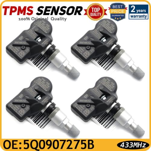 5Q0907275B Tire Pressure Monitoring System 433MHZ For Skoda Citigo Fabia Van Kamiq Kodiaq Octavia Rapid Superb Yeti TPMS Sensor