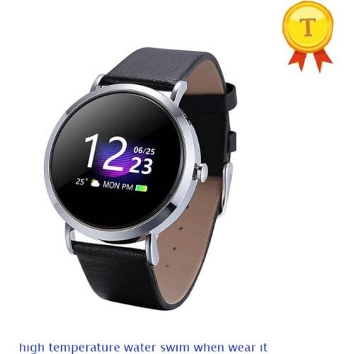 Best Heart rate Blood Pressure Smart Bracelet Watch Activity Tracker Pedometer Wristband Sleep Monitor swim in high temperature