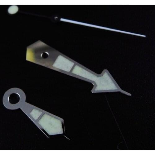 Super luminous C3 green watch hands parts fit for SKX 4R35 7S26 NH35 NH36 automatic movement wristwatch needles replacement
