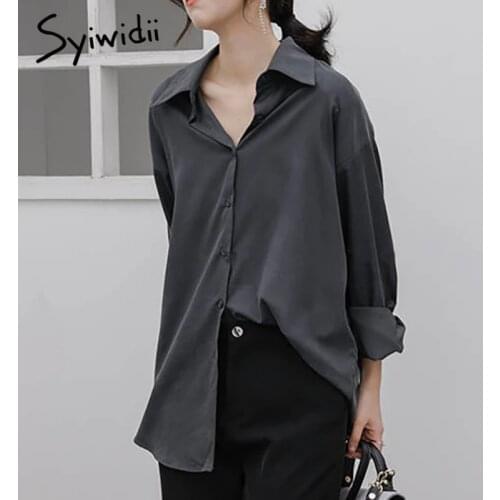 Syiwidii Gray Blouses