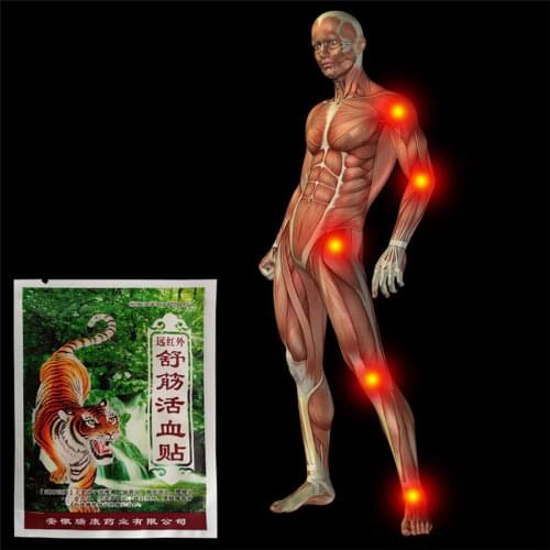 Tiger Bone Pain relief orthopedic Plaster Creams Black Meridians Relief Patch Body Muscle Massage Relieving Pain Spondylosis