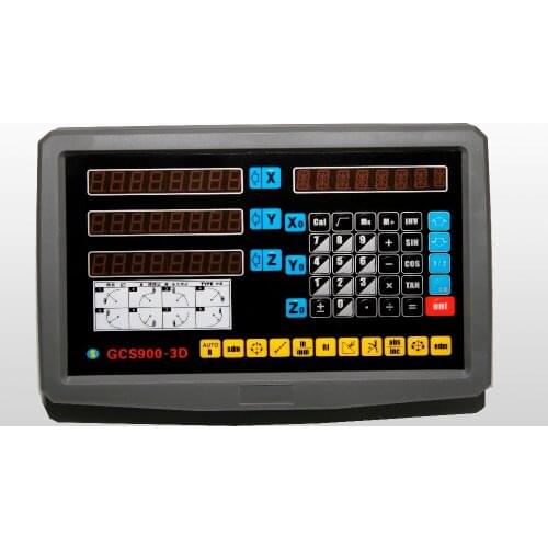 Free Shipping GCS900-3D lathe milling machine 3 axis digital readout DRO system and 3 pieces linear scale / linear encoder