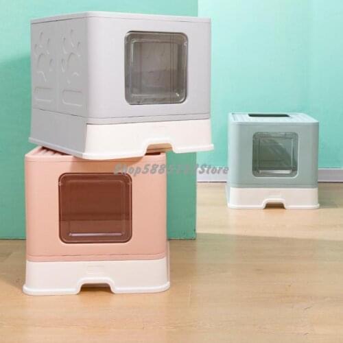 Cat Litter Basin Extra Large Deodorant Anti Splash Deodorant Drawer Type Fully Enclosed Super Large Kitten Excrement Basin Toile