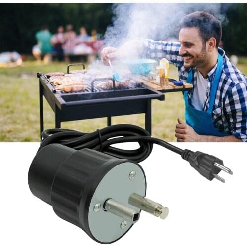 High Quality Aluminum Electric BBQ Grill Rotating Motor Barbecue Rotisserie Rotator Engine For Kitchen Tools