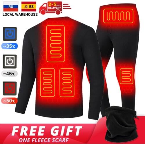 9 Areas Self Heated Vest USB Battery Powered Body Mens Warmer Heating Jacket Heated Womens Warm Vest Thermal Winter Clothing