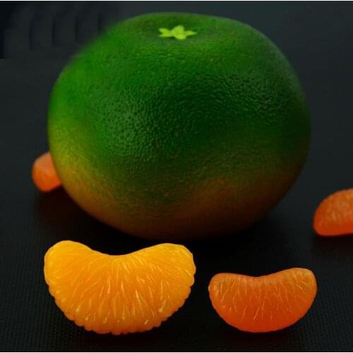 050 Simulation of orange fake fruit orange meat accessories decorative props fake orange slice