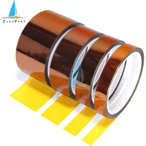 1PC 100ft Heat Resistant High Temperature High insulation electronics industry welding Polyimide Adhesive Tape