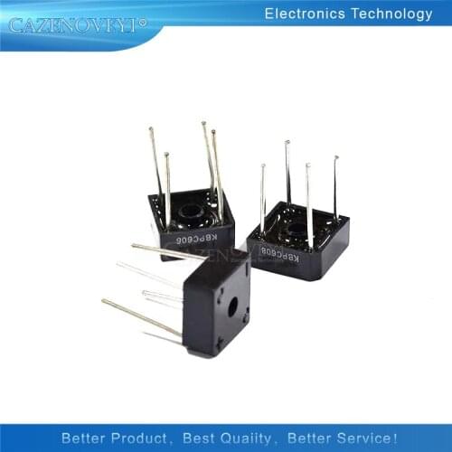10pcs/lot KBPC608 KBPC-608 6A 800V Single Phases Diode 4pin bridge rectifier new and original IC