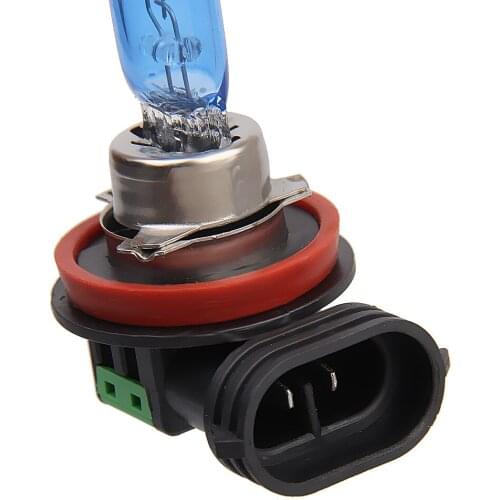 2PCS H11 DC 12V 100W HID Halogen Xenon 6000K Headlight Light Bulbs - White