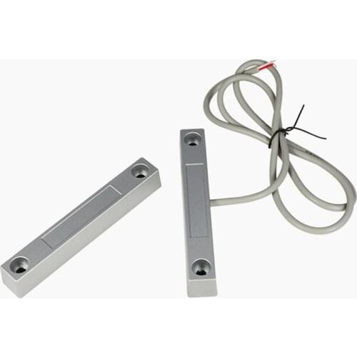 5Pair Wire 58 Metal Roll Door Window Sensor Magnetic Contact Reed Switch Sensor For Home Alarm System